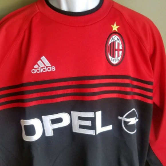 adidas Other - Adidas Ac Milan Opel Pullover ACM 1899 Men's sz M